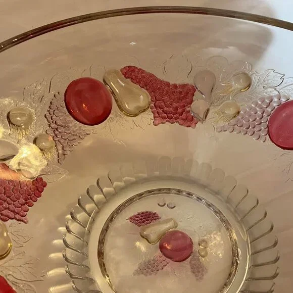 Westmoreland Glass Della Robbia Fruit Bowl Vintage EUC - Picture 13 of 14